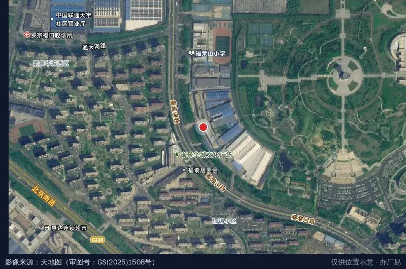 正邦工业园卫星位置示意图