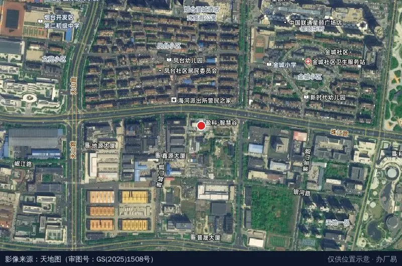 盈科·智慧谷卫星位置示意图