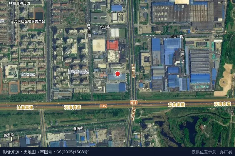 烟台智能制造产业园卫星位置示意图