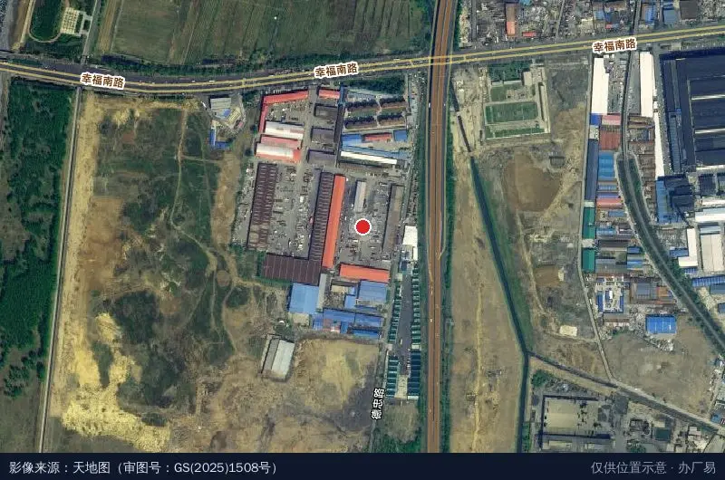 金利达物流园卫星位置示意图