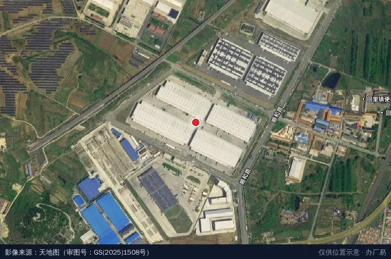丰树烟台现代产业园卫星位置示意图