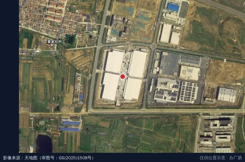 丰树(烟台)国际智造供应链产业园卫星位置示意图