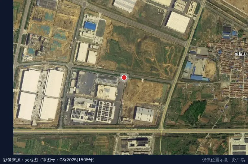 中宠产业园卫星位置示意图