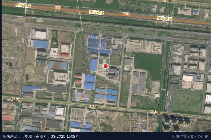 烟台国科装备科技园卫星位置示意图