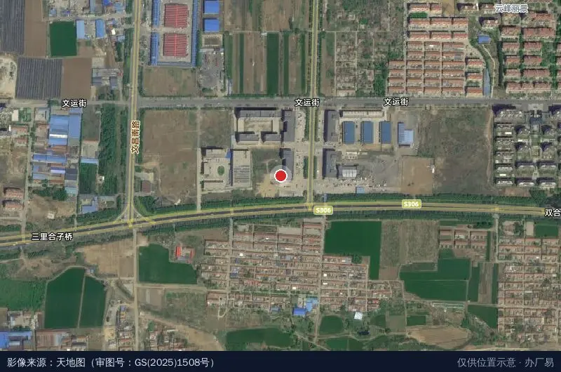 莱州市阿里巴巴产业园卫星位置示意图