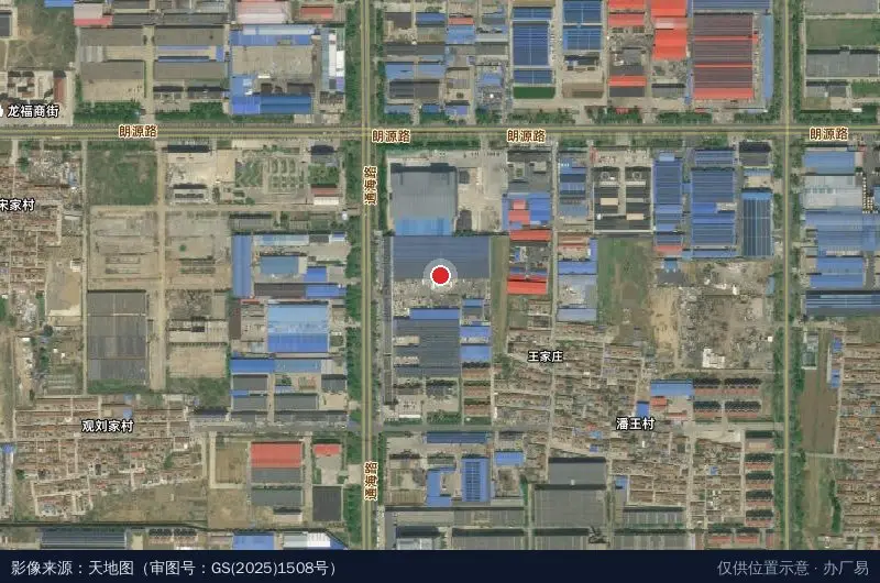 恒泰物流园卫星位置示意图