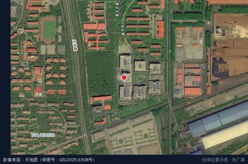 东海科技孵化产业园卫星位置示意图