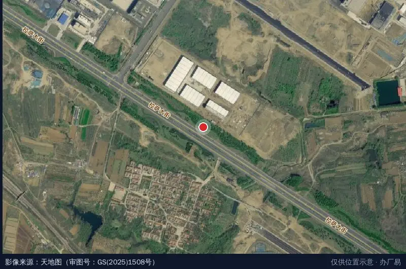 高端装备设计与制造科技产业园卫星位置示意图