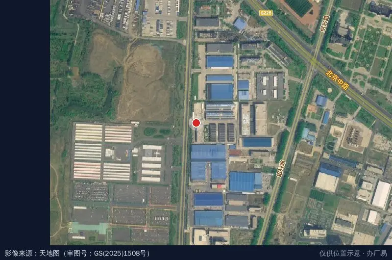 鑫洋科技园卫星位置示意图
