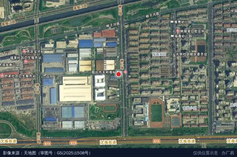 海通智能产业园卫星位置示意图