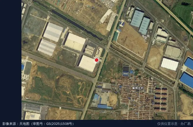烟台金正环保科技有限公司水环境产业园(建设中)卫星位置示意图