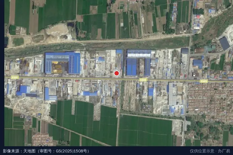 兴鹏物流园卫星位置示意图