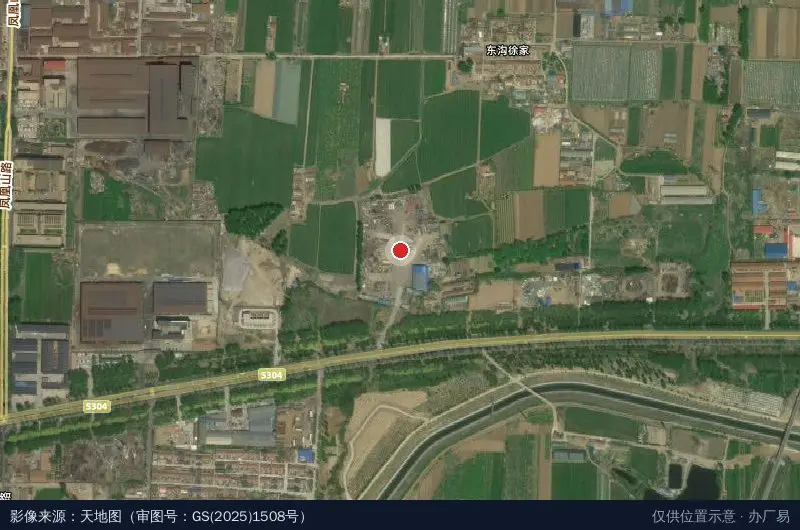 龙鑫物流园卫星位置示意图