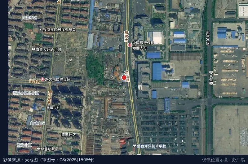 港通物流园卫星位置示意图