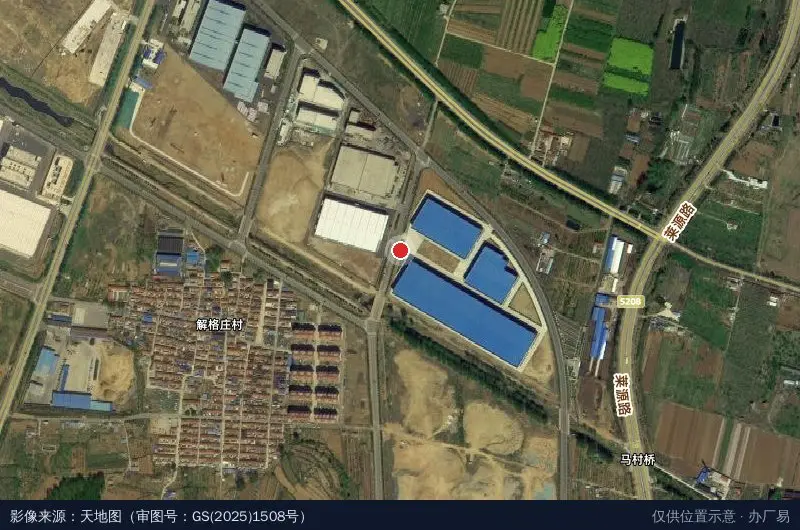 讯飞产业园卫星位置示意图