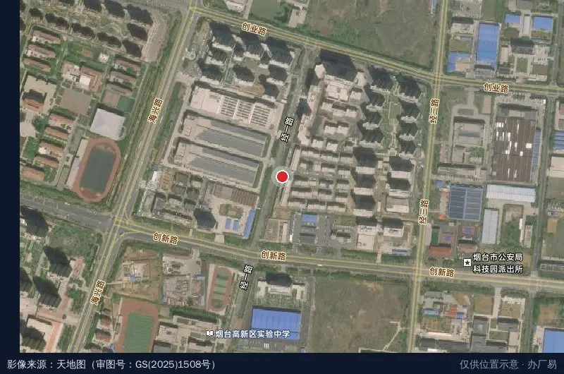 德迈国际双创产业园卫星位置示意图