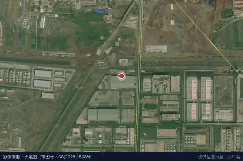 万华新材料低碳产业园(建设中)卫星位置示意图