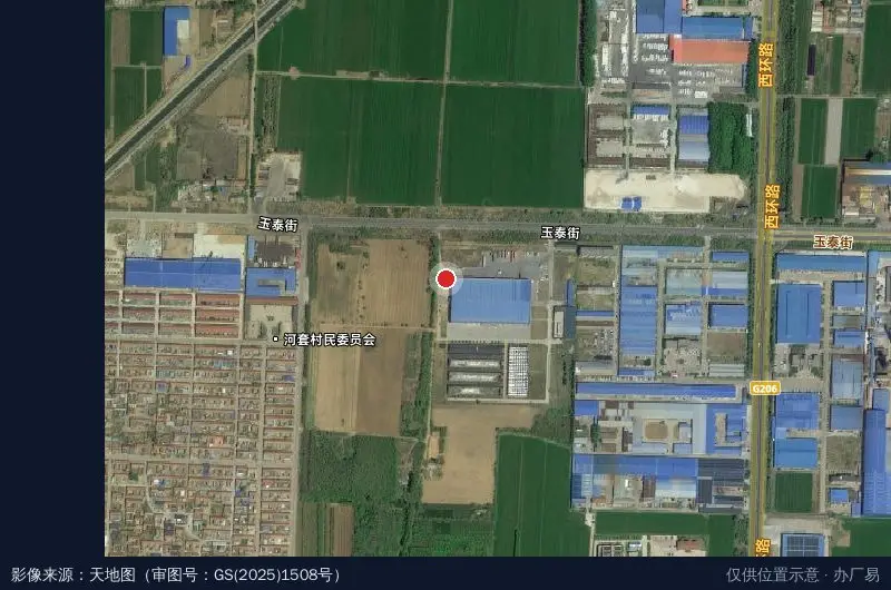 莱州市省级现代农业产业园种业硅谷核心区建设项目卫星位置示意图