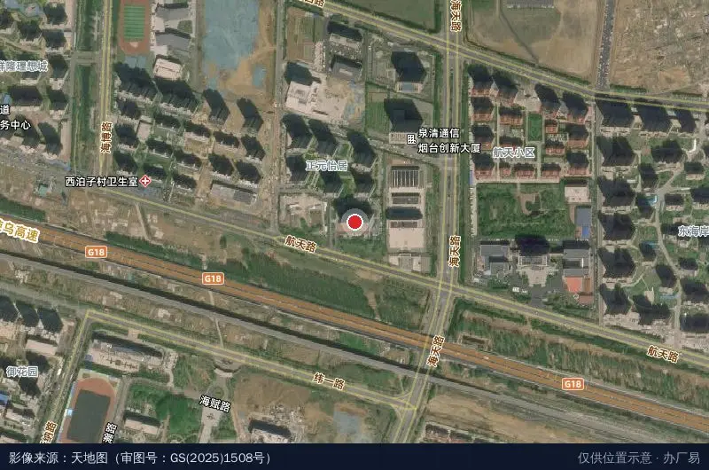正元地理信息产业园卫星位置示意图