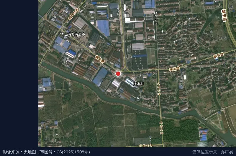 东洲工业园区卫星位置示意图