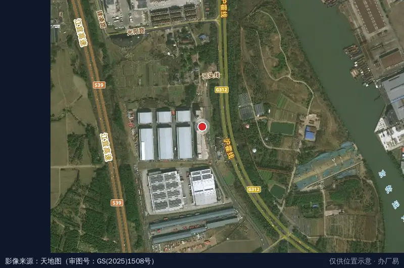 西太湖智慧物流产业园·星网物流卫星位置示意图