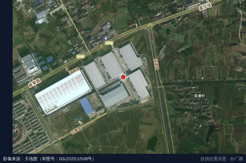 普洛斯常州智慧供应链园区卫星位置示意图
