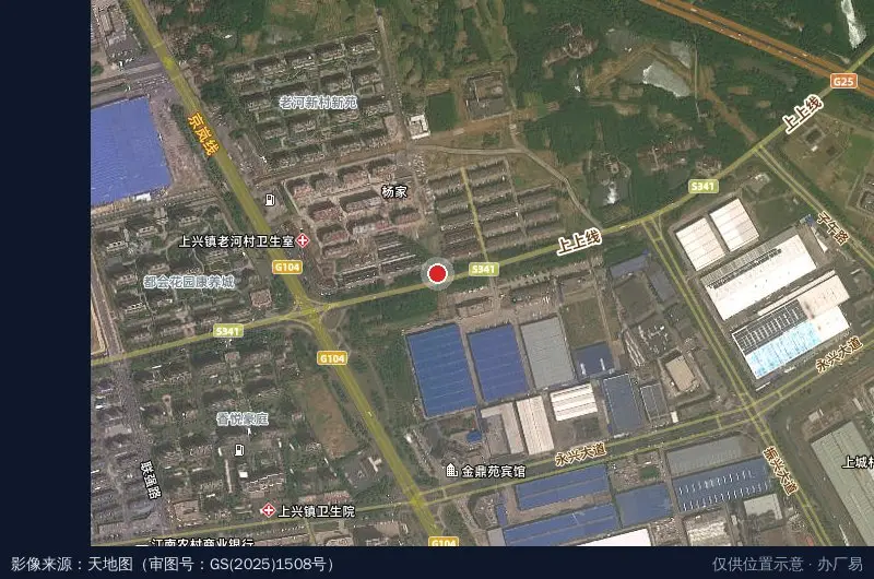 溧阳市盛杰科技产业园北卫星位置示意图