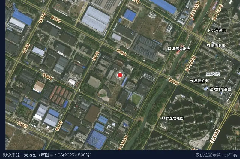 劲普科技园卫星位置示意图