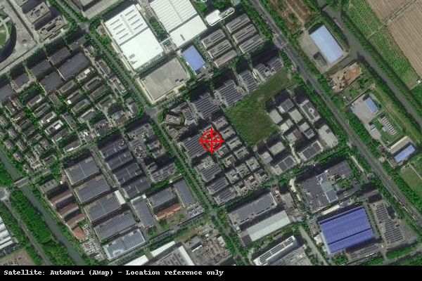 上海金地威新嘉定智造园卫星位置示意图