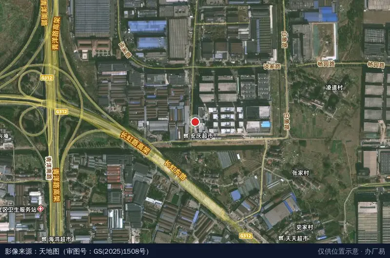 湖塘科技产业园南区卫星位置示意图