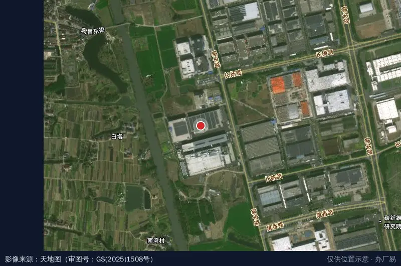荣声科技园卫星位置示意图