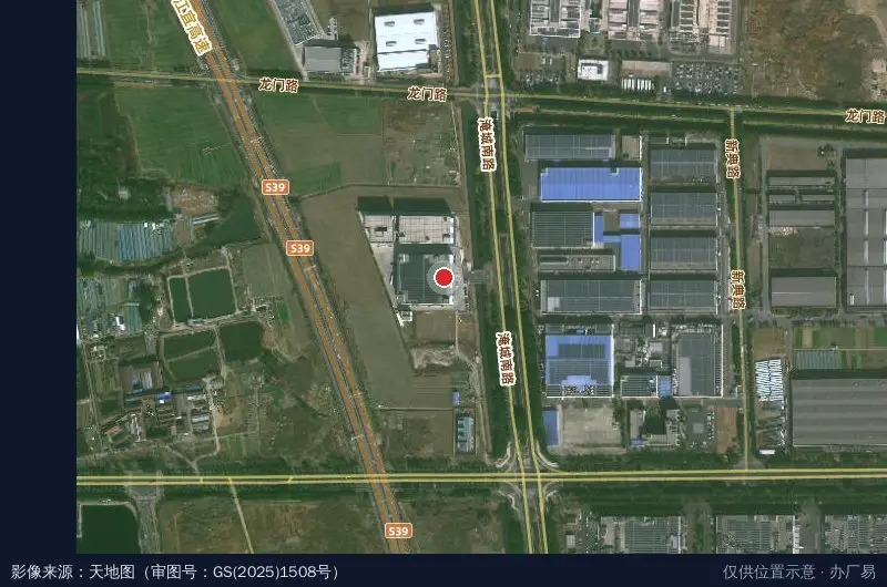 恒泰医药物流园卫星位置示意图