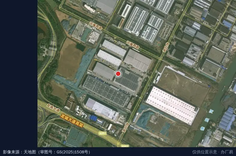 嘉民常州物流中心卫星位置示意图