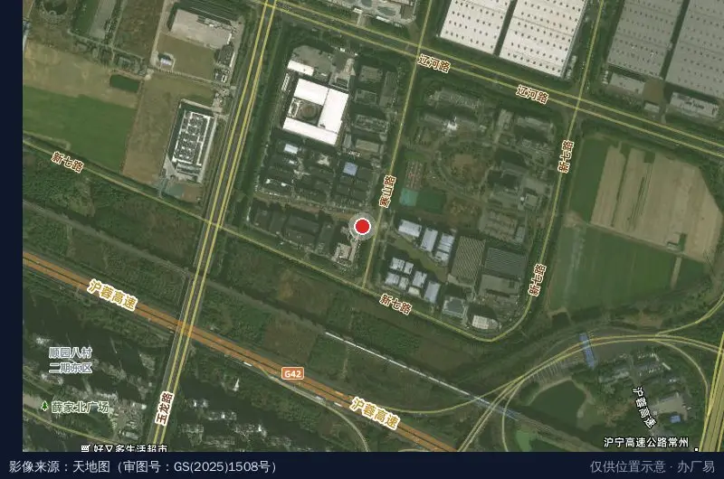 长三角合成生物产业创新园卫星位置示意图