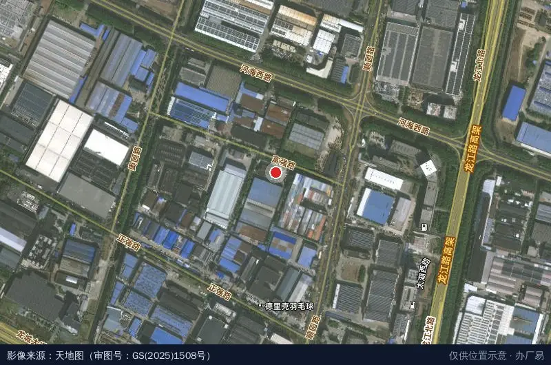 富强·壹号产业园卫星位置示意图