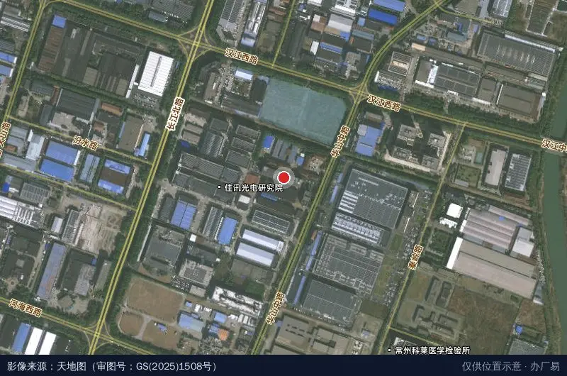 北恒华山科技园卫星位置示意图