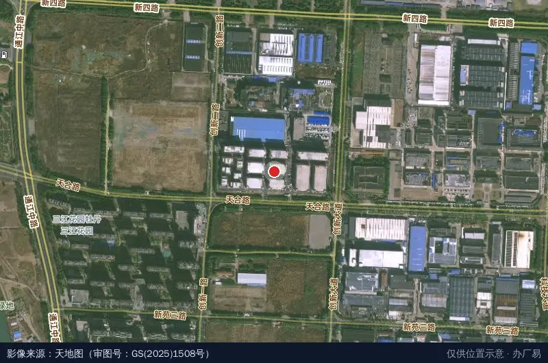 黑牡丹常州数字经济产业园卫星位置示意图