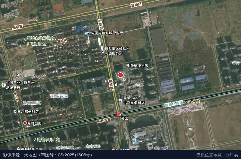常州经开区投资促进中心卫星位置示意图