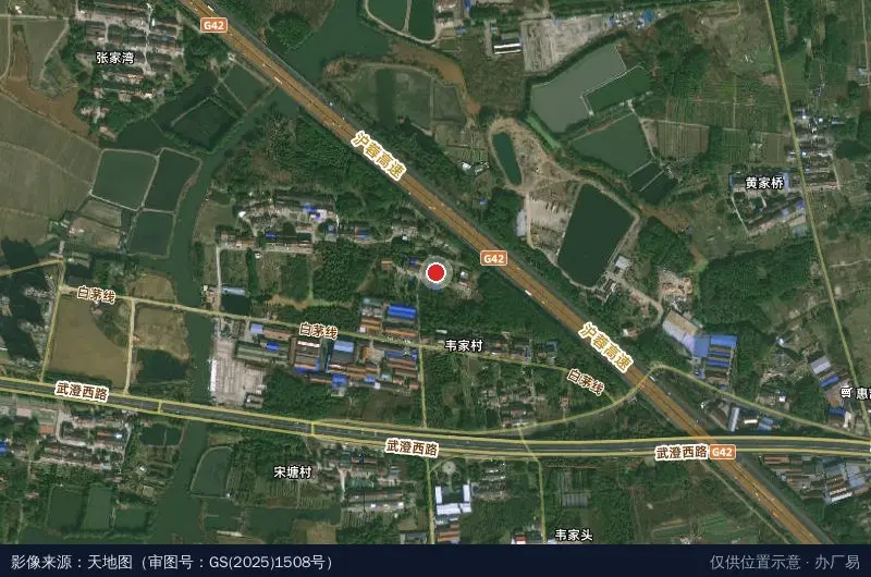天宁区经济开发区锦意机械加工场卫星位置示意图