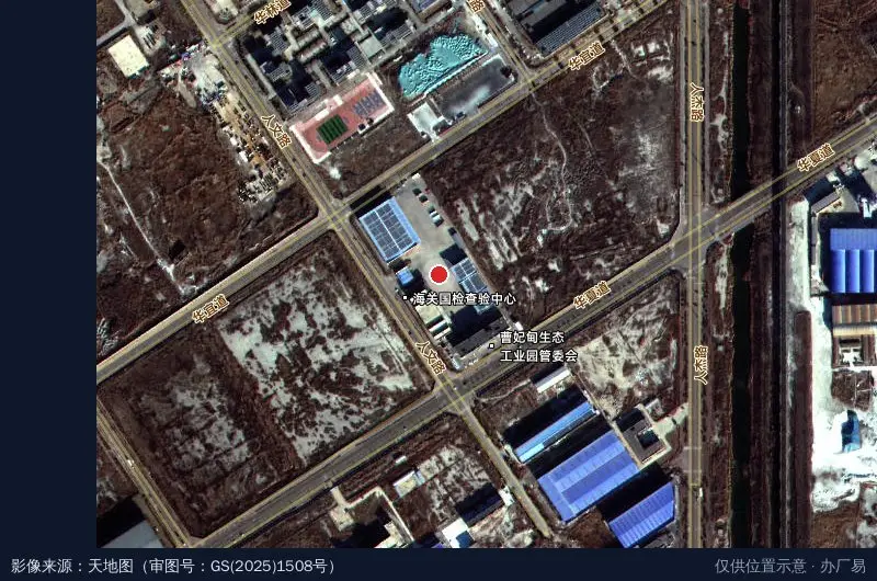 恒业国际物流中心卫星位置示意图