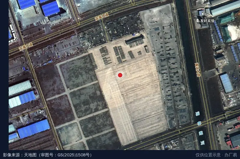 长久汽车物流产业园卫星位置示意图