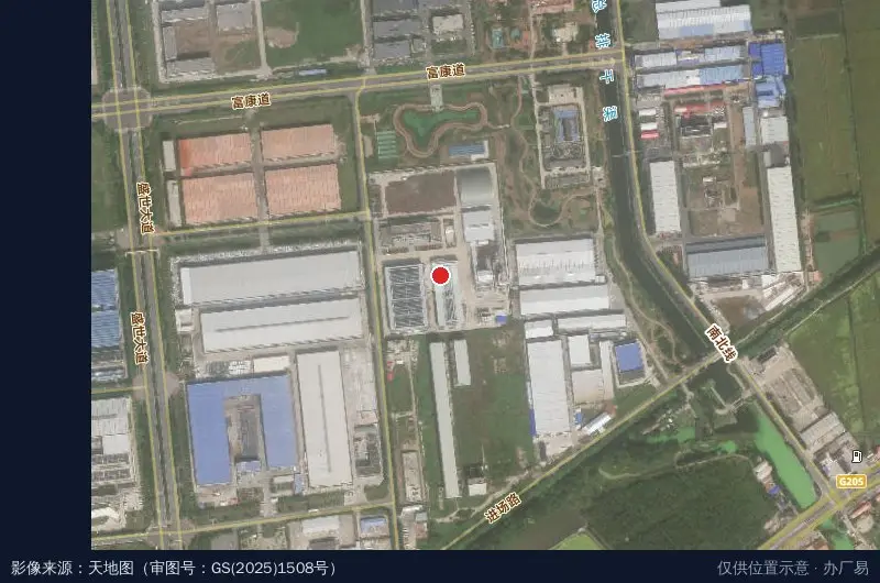 首创热力唐山新能源产业基地卫星位置示意图