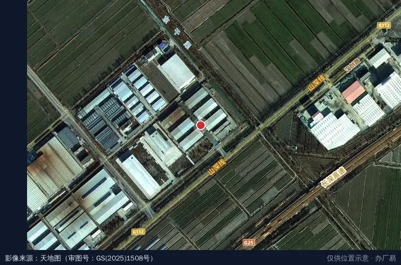 河北省唐山市汉沽市津丰泓科技创业园卫星位置示意图