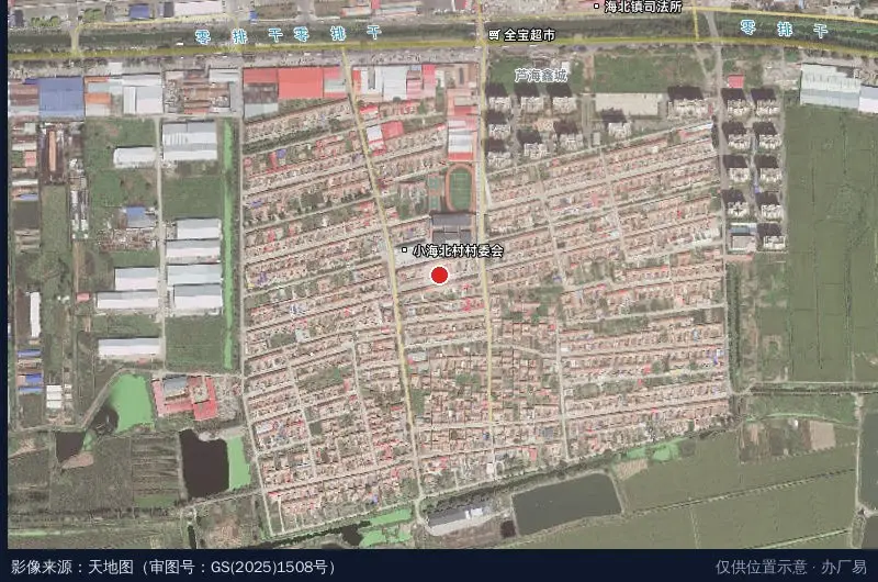 芦台经济开发区福涛门窗厂卫星位置示意图