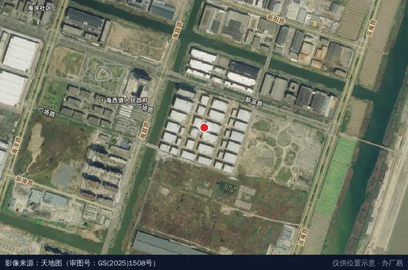 睿盈智能制造产业园卫星位置示意图