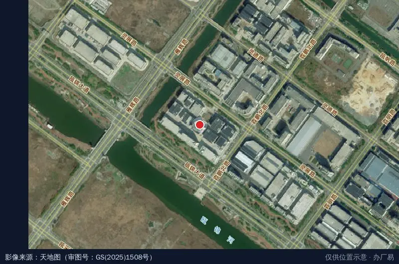 温州台商科技产业园卫星位置示意图