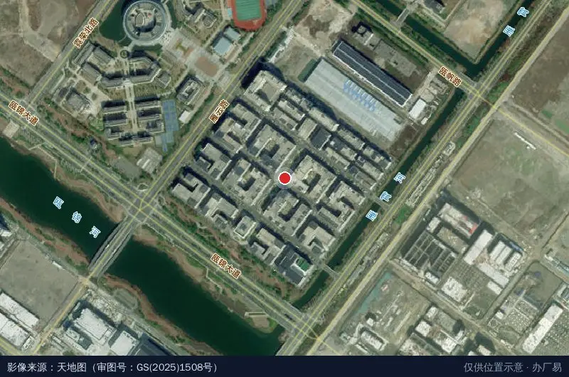 瓯江口机器人产业园卫星位置示意图
