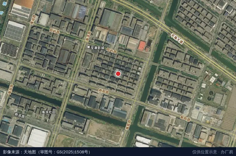 万洋众创城F5区卫星位置示意图