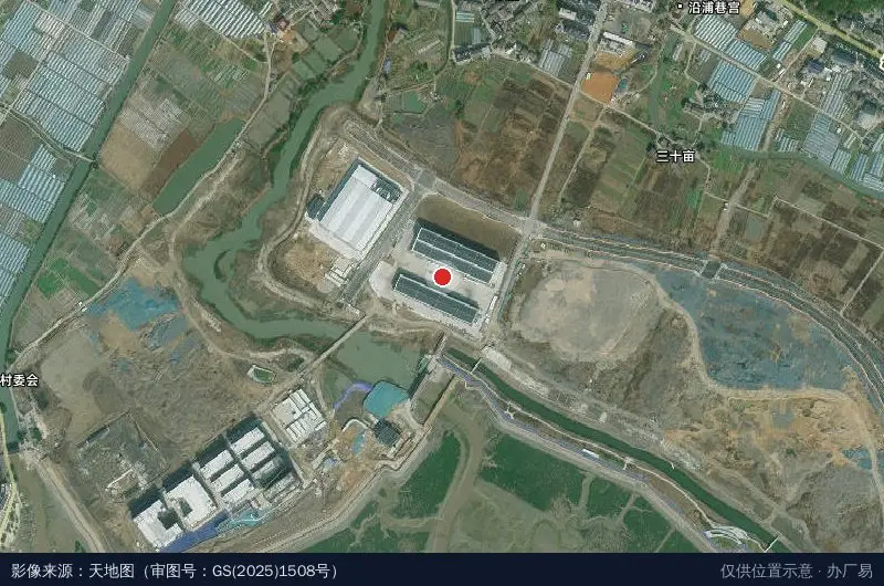 远景苍南零碳产业基地卫星位置示意图