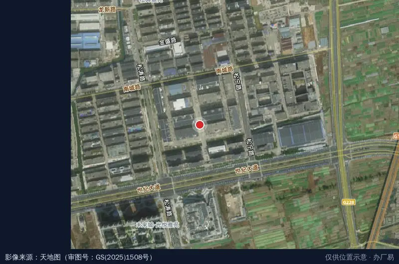 世纪科技创业园卫星位置示意图